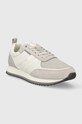 Kožené tenisky Calvin Klein LOW TOP LACE UP MIX HM0HM01280 sivá SS24