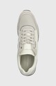 Kožené tenisky Calvin Klein LOW TOP LACE UP MIX sivá HM0HM01280