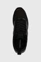 Δερμάτινα αθλητικά παπούτσια Calvin Klein LOW TOP LACE UP MIX μαύρο HM0HM01280
