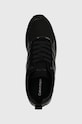 Δερμάτινα αθλητικά παπούτσια Calvin Klein LOW TOP LACE UP MIX μαύρο HM0HM01280