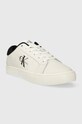 Шкіряні кросівки Calvin Klein Jeans CLASSIC CUPSOLE LOW ML LTH YM0YM00864 білий SS24