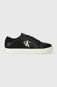 Шкіряні кросівки Calvin Klein Jeans CLASSIC CUPSOLE LOW ML LTH Planet friendly чорний YM0YM00864