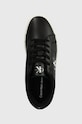 Шкіряні кросівки Calvin Klein Jeans CLASSIC CUPSOLE LOW ML LTH чорний YM0YM00864