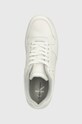 Tenisky Calvin Klein Jeans BASKET CUPSOLE LOW LTH IN SAT bílá YM0YM00867