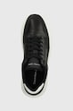 Tenisky Calvin Klein Jeans CHUNKY CUPSOLE LOW LTH IN SAT čierna YM0YM00873