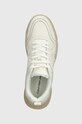 Calvin Klein Jeans bőr sportcipő CHUNKY CUP 2.0 LOW LTH LUM fehér YM0YM00876