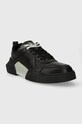 Calvin Klein Jeans bőr sportcipő CHUNKY CUP 2.0 LOW LTH LUM YM0YM00876 fekete SS24
