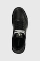 Cipők Calvin Klein Jeans bőr sportcipő CHUNKY CUP 2.0 LOW LTH LUM YM0YM00876 fekete