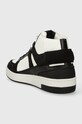 Взуття Шкіряні кросівки Calvin Klein Jeans BASKET CUPSOLE MID LTH ML FAD YM0YM00883 чорний