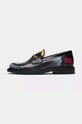 Filling Pieces mokasyny skórzane Loafer Polido skóra licowa czarny 44233193040