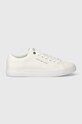 Tenisky Tommy Hilfiger TH HI VULC LOW CANVAS FM0FM04882 bílá SS24