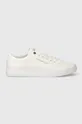 Teniske Tommy Hilfiger TH HI VULC LOW CANVAS bela