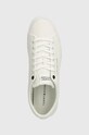Tenisky Tommy Hilfiger TH HI VULC LOW CANVAS bílá FM0FM04882