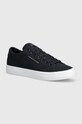 Tommy Hilfiger tenisi TH HI VULC LOW CANVAS Planet friendly bleumarin FM0FM04882