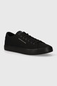 Tenisky Tommy Hilfiger TH HI VULC LOW CANVAS Planet friendly černá FM0FM04882