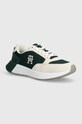 Αθλητικά Tommy Hilfiger CLASSIC ELEVATED RUNNER MIX δέρμα σαμουά τιρκουάζ FM0FM04940