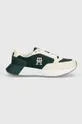 Tommy Hilfiger sneakersy CLASSIC ELEVATED RUNNER MIX turkusowy