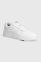 Кожаные кроссовки Tommy Hilfiger MODERN CUP CORPORATE LTH низкая белый FM0FM04941