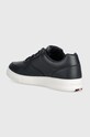 Obuv Kožené tenisky Tommy Hilfiger MODERN CUP CORPORATE LTH FM0FM04941 tmavomodrá