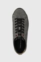 Tommy Hilfiger sportcipő TH HI VULC LOW CHAMBRAY fekete FM0FM04945