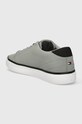 Obuwie Tommy Hilfiger tenisówki TH HI VULC LOW STRIPES MESH FM0FM04946 szary