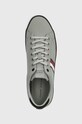 Tommy Hilfiger tenisówki TH HI VULC LOW STRIPES MESH szary FM0FM04946