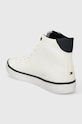 Obuwie Tommy Hilfiger trampki TH HI VULC STRIPES MESH FM0FM04948 biały