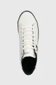 λευκό Πάνινα παπούτσια Tommy Hilfiger TH HI VULC STRIPES MESH
