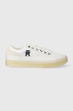 Πάνινα παπούτσια Tommy Hilfiger TH HI VULC STREET LOW MIX λευκό FM0FM04951
