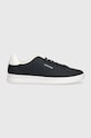 Tenisky Tommy Hilfiger COURT CUPSOLE PIQUE TEXTILE FM0FM04967 tmavomodrá SS24
