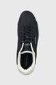 Tenisky Tommy Hilfiger COURT CUPSOLE PIQUE TEXTILE tmavomodrá FM0FM04967