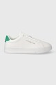 Kožené sneakers boty Tommy Hilfiger TH COURT LEATHER nízký bílá FM0FM04971