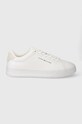 Kožené tenisky Tommy Hilfiger TH COURT LEATHER nízky biela FM0FM04971