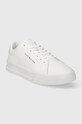 Kožené tenisky Tommy Hilfiger TH COURT LEATHER FM0FM04971 biela SS24