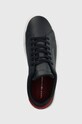 Tommy Hilfiger sneakersy skórzane TH COURT LEATHER granatowy FM0FM04971