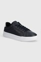 Кожаные кроссовки Tommy Hilfiger TH COURT BETTER LTH TUMBLED низкая тёмно-синий FM0FM04972