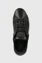 μαύρο Δερμάτινα αθλητικά παπούτσια Tommy Hilfiger TH COURT PREMIUM BEST