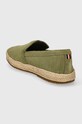 Obuwie Tommy Hilfiger espadryle zamszowe TH ESAPDRILLE CLASSIC SUEDE FM0FM04984 zielony