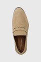 Mokasinke od brušene kože Tommy Hilfiger CASUAL LIGHT FLEXIBLE SDE LOAFER bež FM0FM04988