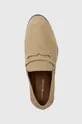 beige Tommy Hilfiger mocassini in camoscio CASUAL LIGHT FLEXIBLE SDE LOAFER