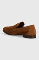 Obuwie Tommy Hilfiger mokasyny zamszowe CASUAL LIGHT FLEXIBLE SDE LOAFER FM0FM04988 brązowy