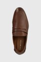 Kožne mokasinke Tommy Hilfiger CASUAL LIGHT FLEXIBLE LTH LOAFER smeđa FM0FM04989