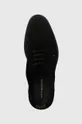 crna Cipele od brušene kože Tommy Hilfiger CORE TEXTURED SDE SHOE