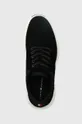 μαύρο Σουέτ αθλητικά παπούτσια Tommy Hilfiger CASUAL HYBRID SUEDE