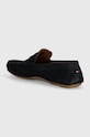 Boty Semišové mokasíny Tommy Hilfiger CASUAL SUEDE DRIVER FM0FM04998 námořnická modř