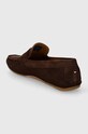 Obuwie Tommy Hilfiger mokasyny zamszowe CASUAL SUEDE DRIVER FM0FM04998 brązowy