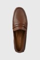Tommy Hilfiger mokasyny skórzane CASUAL LEATHER DRIVER brązowy FM0FM04999