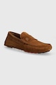Tommy Hilfiger mokasyny zamszowe TH CLASSIC SUEDE DRIVER eleganckie brązowy FM0FM05000