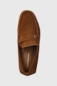 Mokasinke od brušene kože Tommy Hilfiger TH CLASSIC SUEDE DRIVER smeđa FM0FM05000
