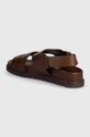 Tommy Hilfiger bőr szandál ELEVATED TH BUCKLE LTH SANDAL Szár: természetes bőr Belseje: természetes bőr Talp: szintetikus anyag